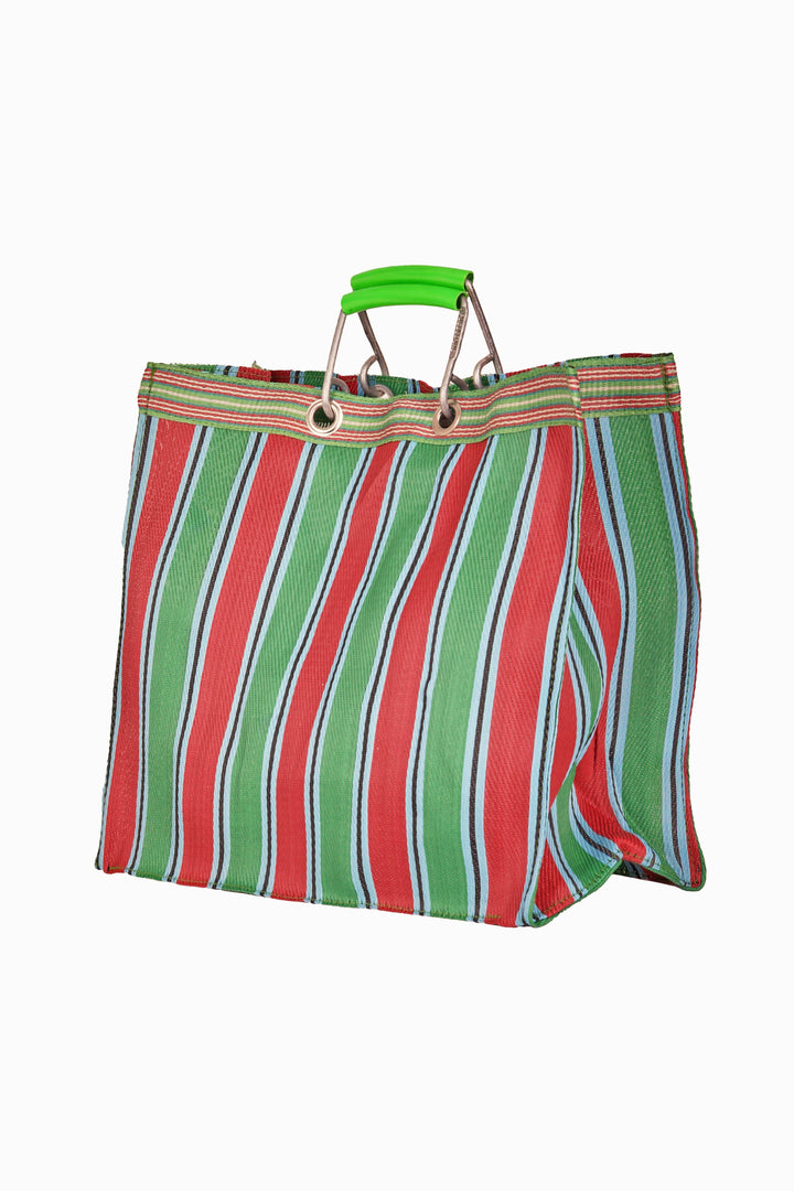 Market Bag - Groen/Rood
