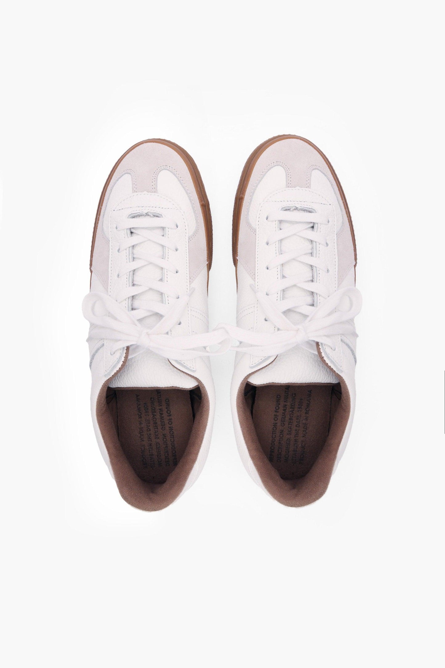 German Army Trainer Skateboarding - Blanc