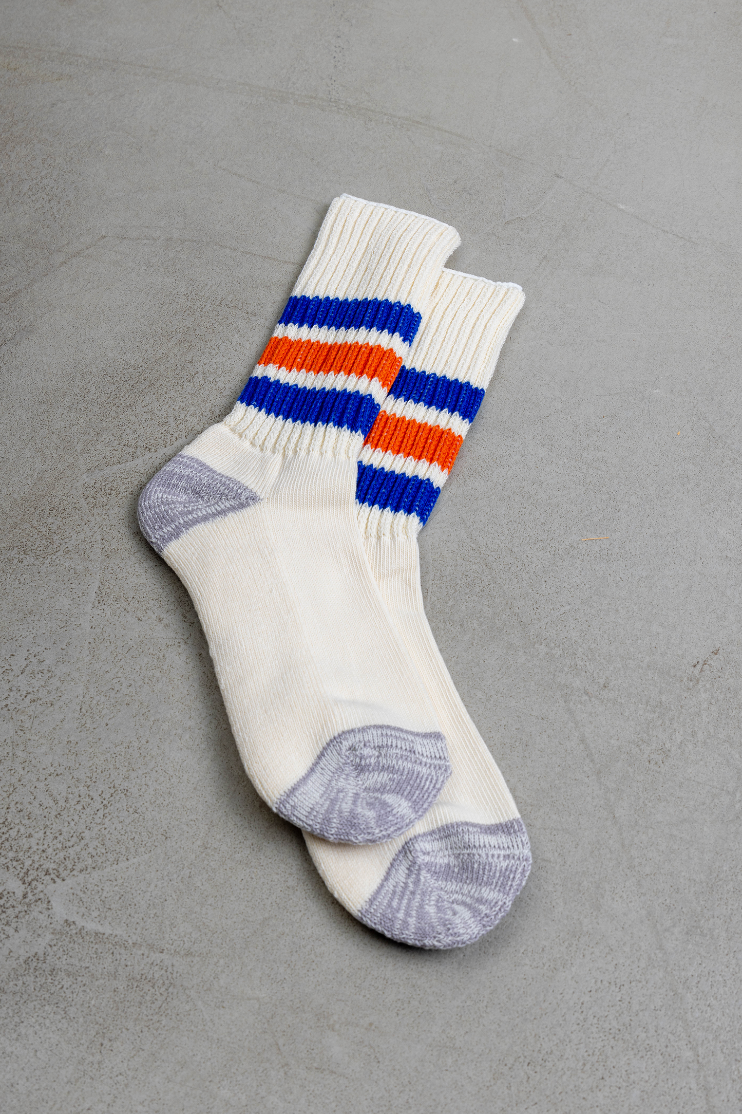 Crew Socks Old School Blue/Orange