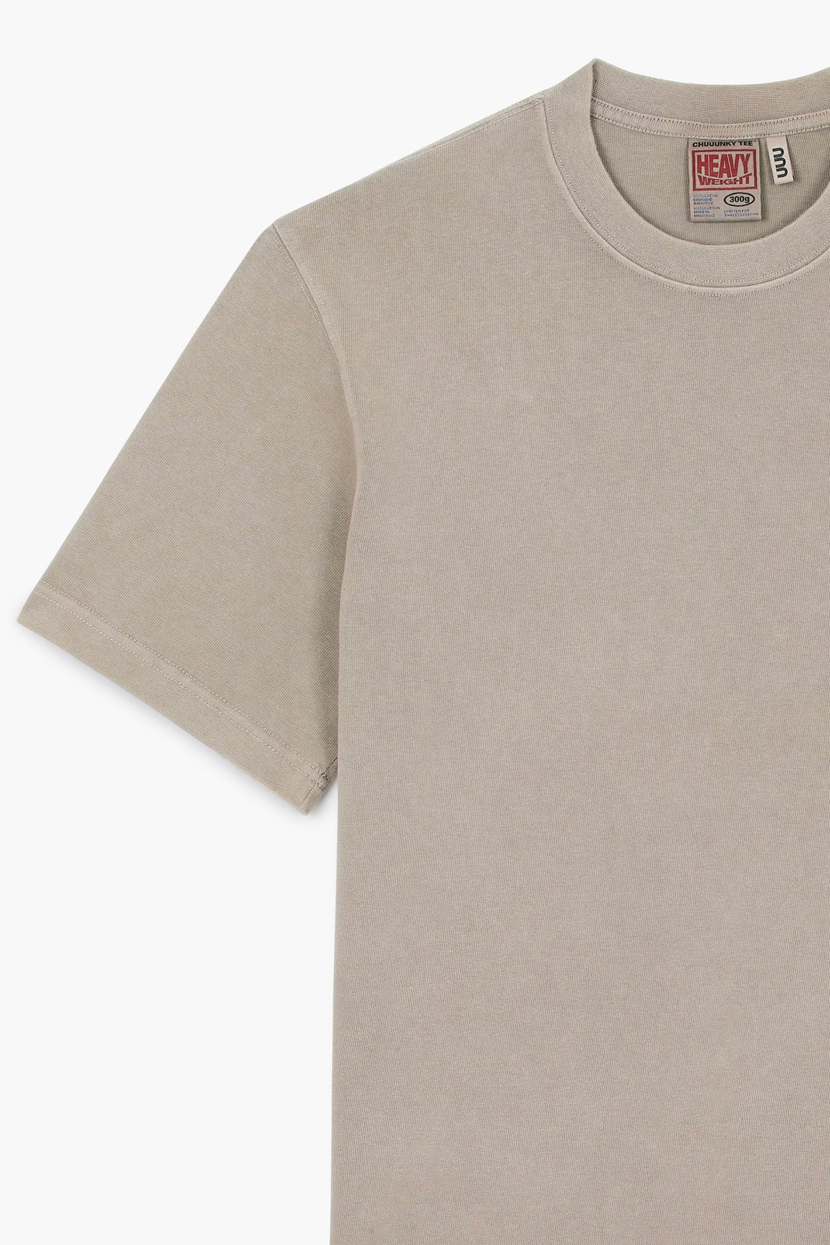 'Chuuunky Tee' T-shirt - Pigmentair Taupe