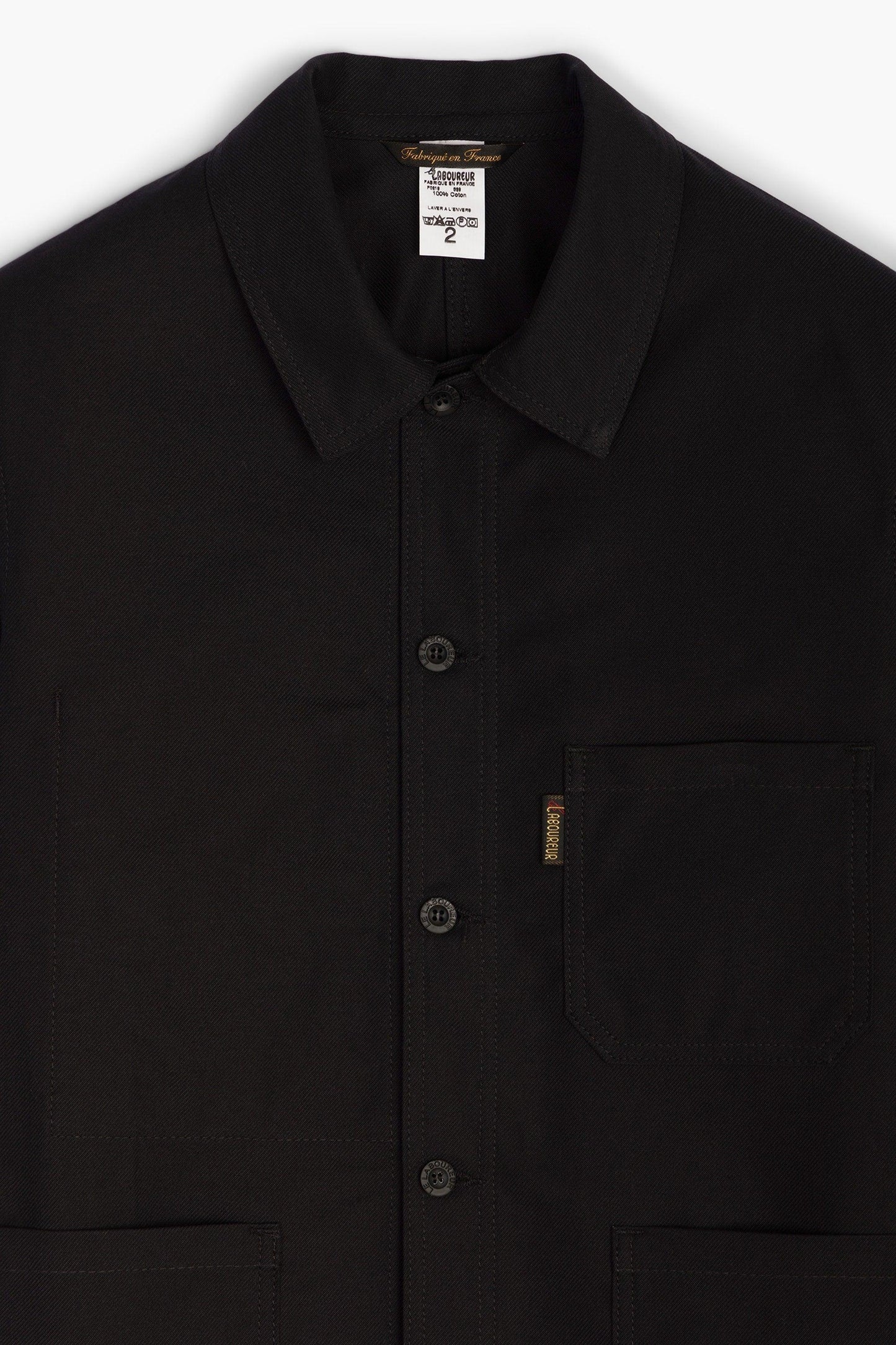 Veste de travail en coton - Noir