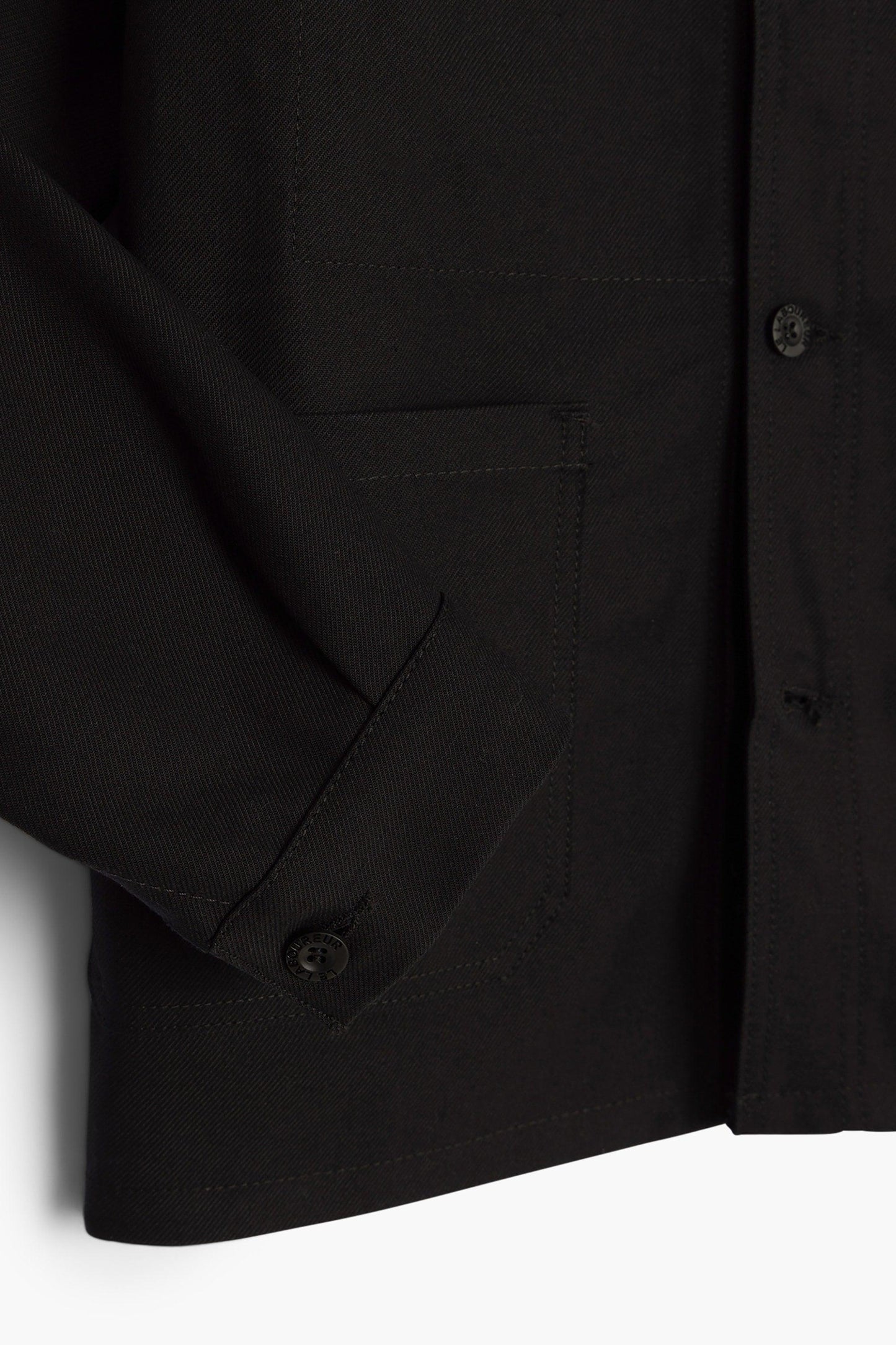 Veste de travail en coton - Noir