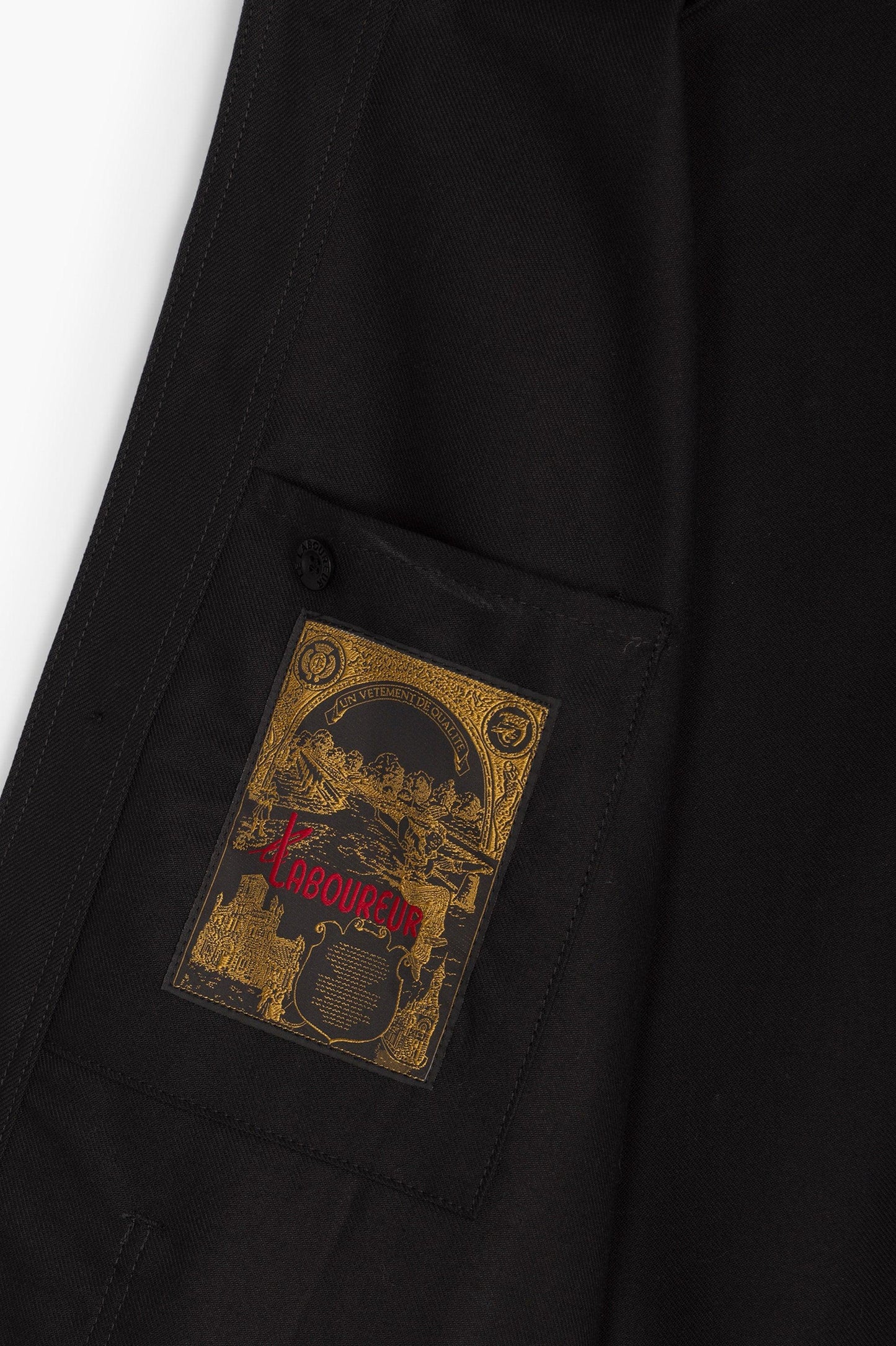 Veste de travail en coton - Noir