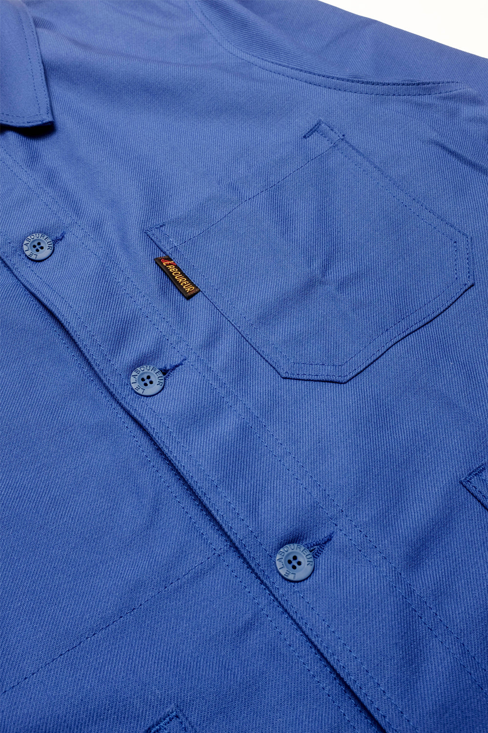 Veste de travail en coton Bleu