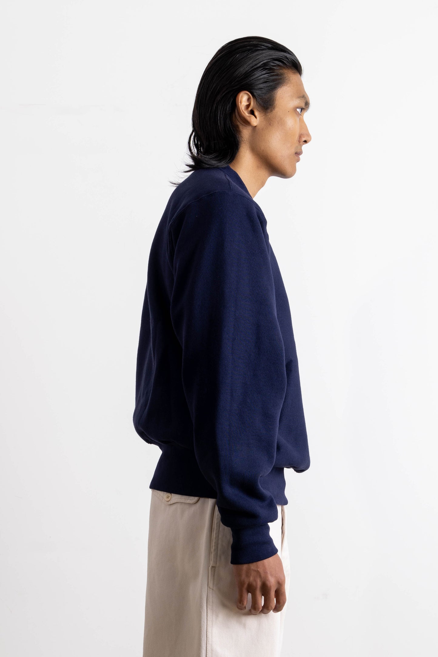 Max-weight crewneck sweatshirt Navy blue