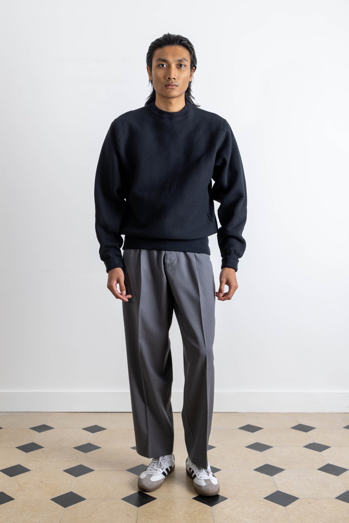 Sweatshirt crewneck Max-weight Noir