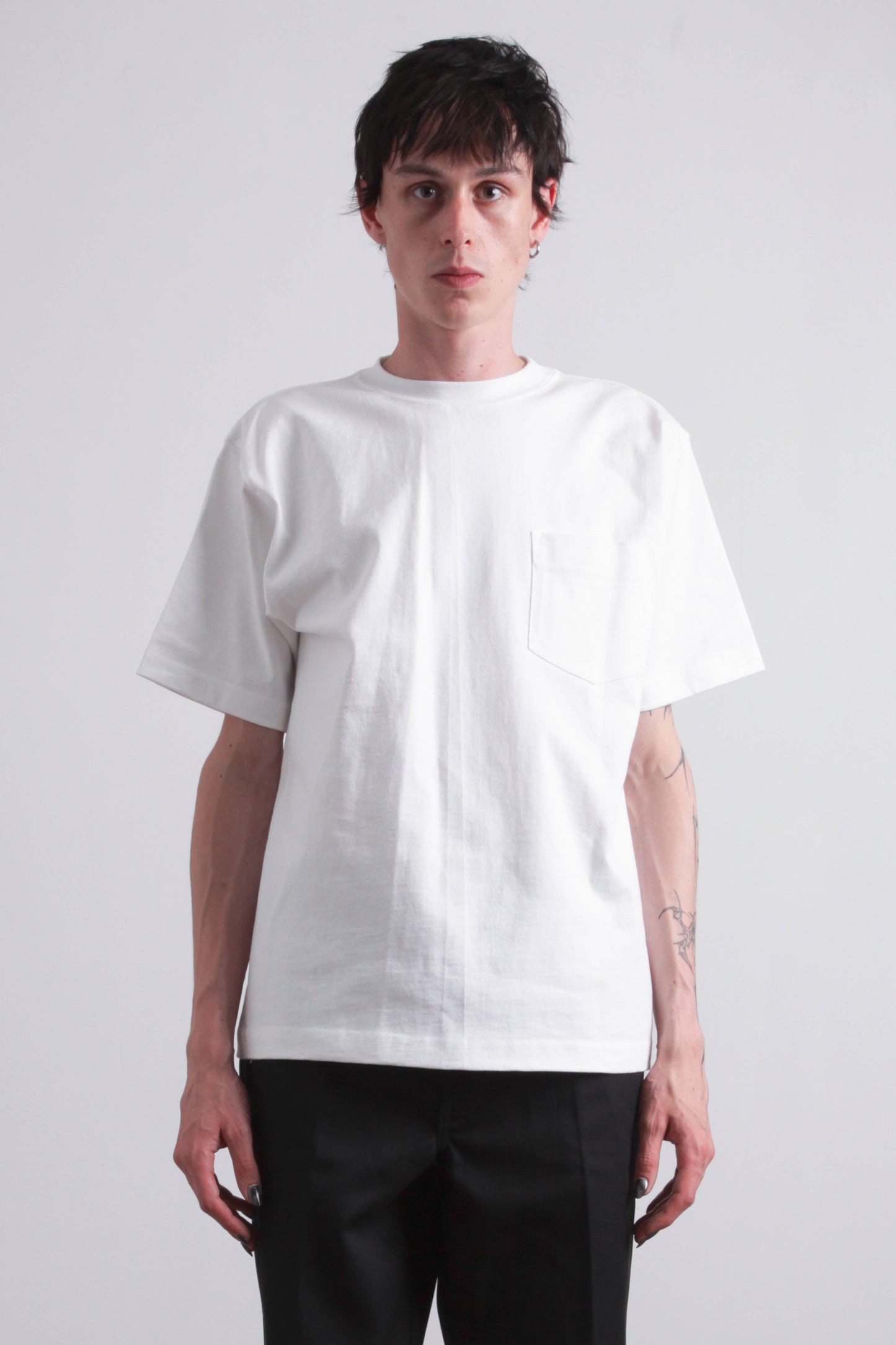 T-shirt à poche Max-weight - Blanc