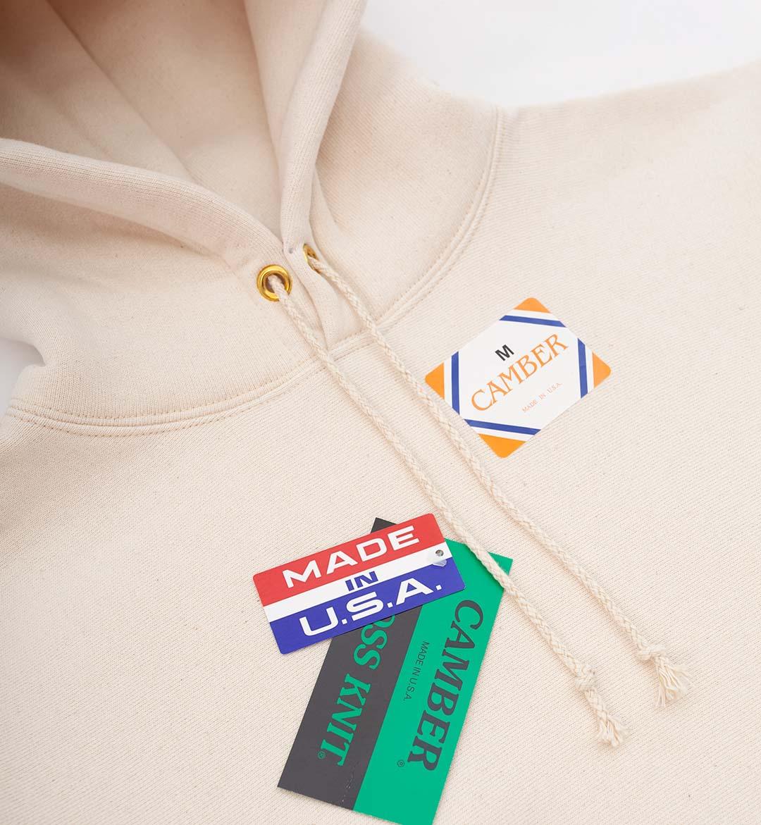 CAMBER USA Hoodie Max-weight Naturel - suuupply