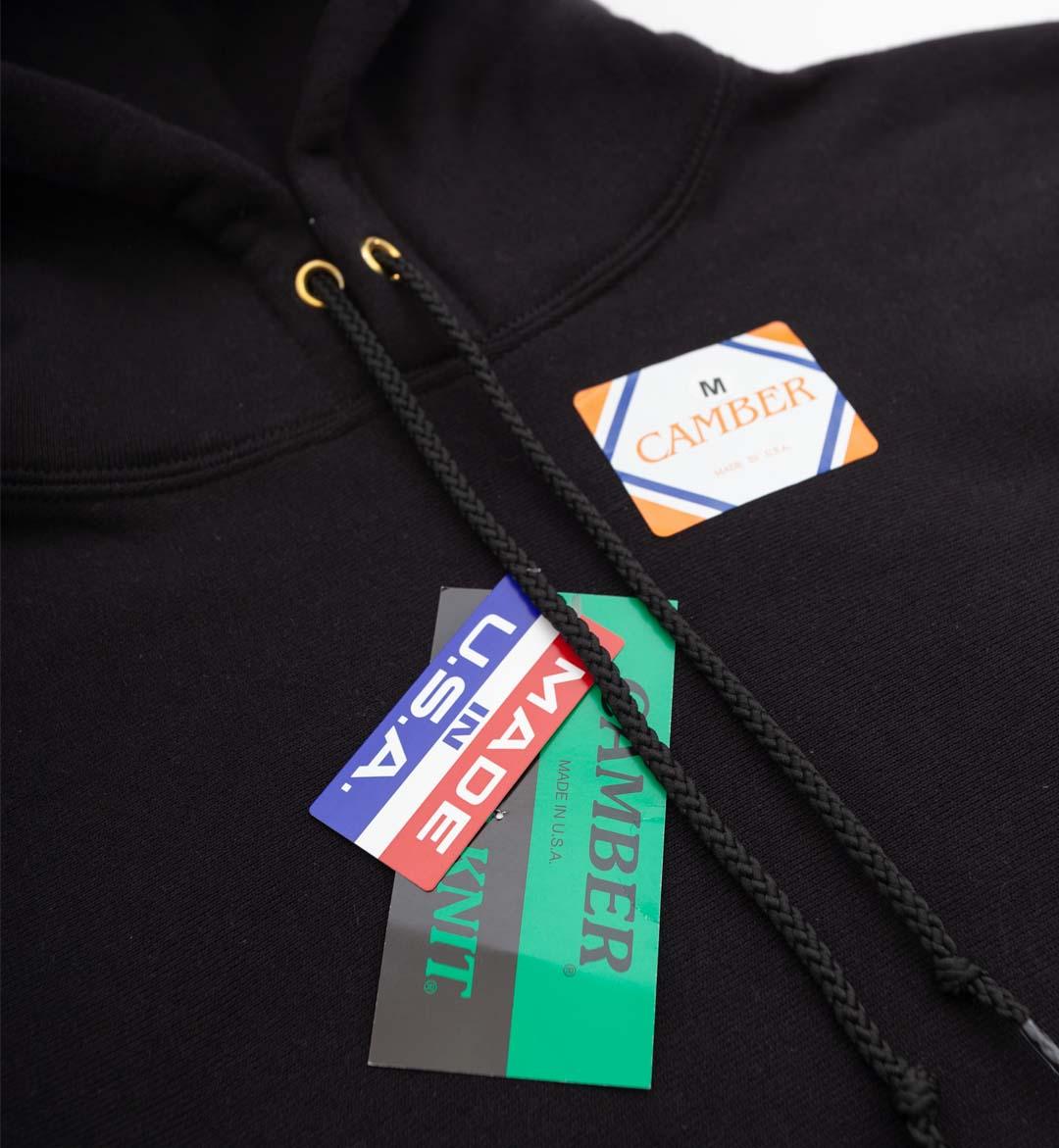 CAMBER USA Hoodie Max-weight Noir - suuupply