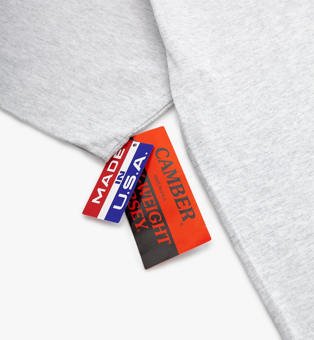 CAMBER USA T-shirt Max-weight Gris Chiné - suuupply