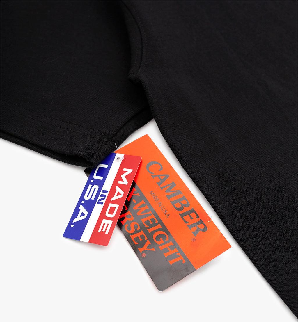 CAMBER USA T-shirt Max-weight Noir - suuupply
