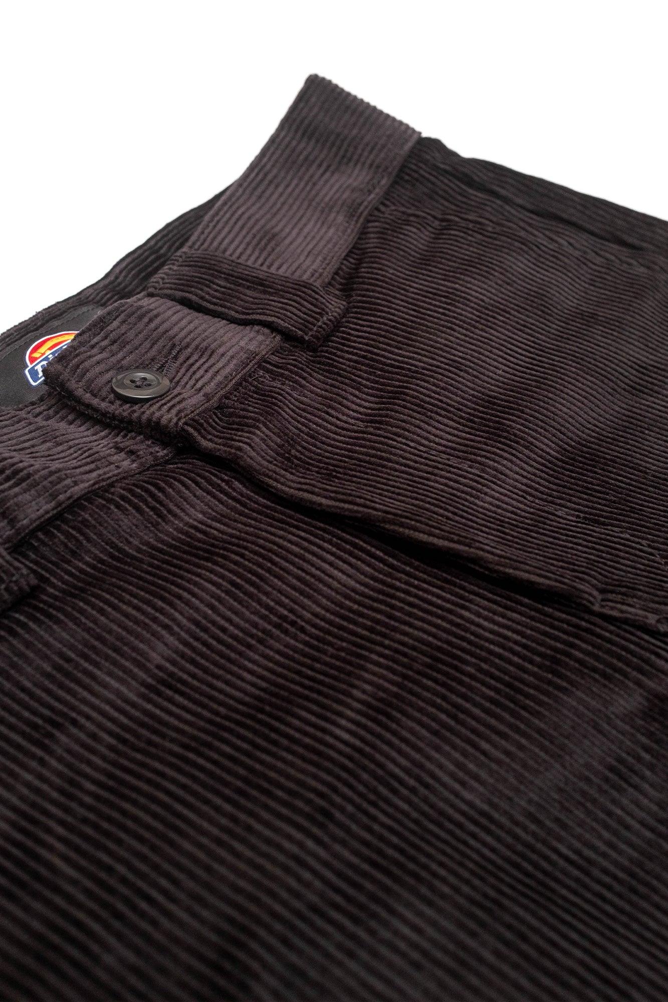 DICKIES Pantalon 873 Higginson Velours Côtelé Noir - suuupply
