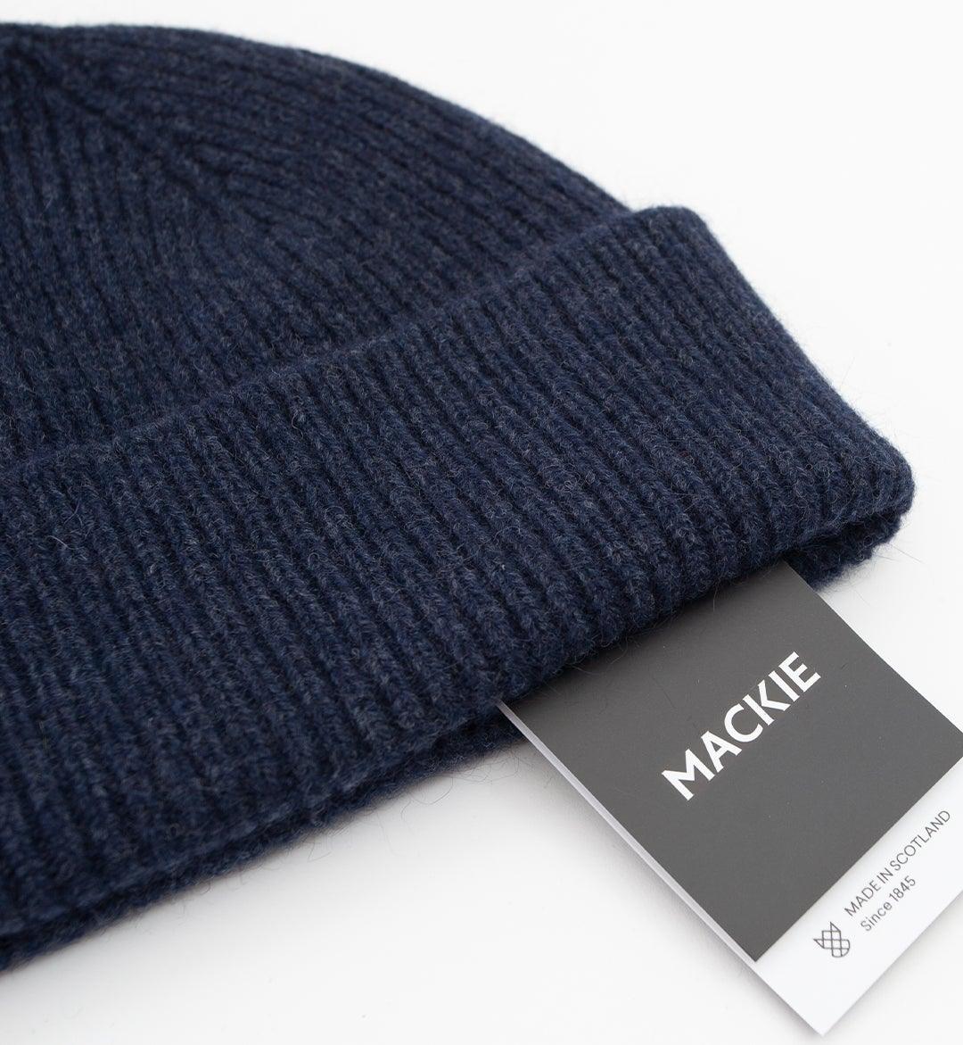MACKIE Bonnet en laine bleu marine - suuupply