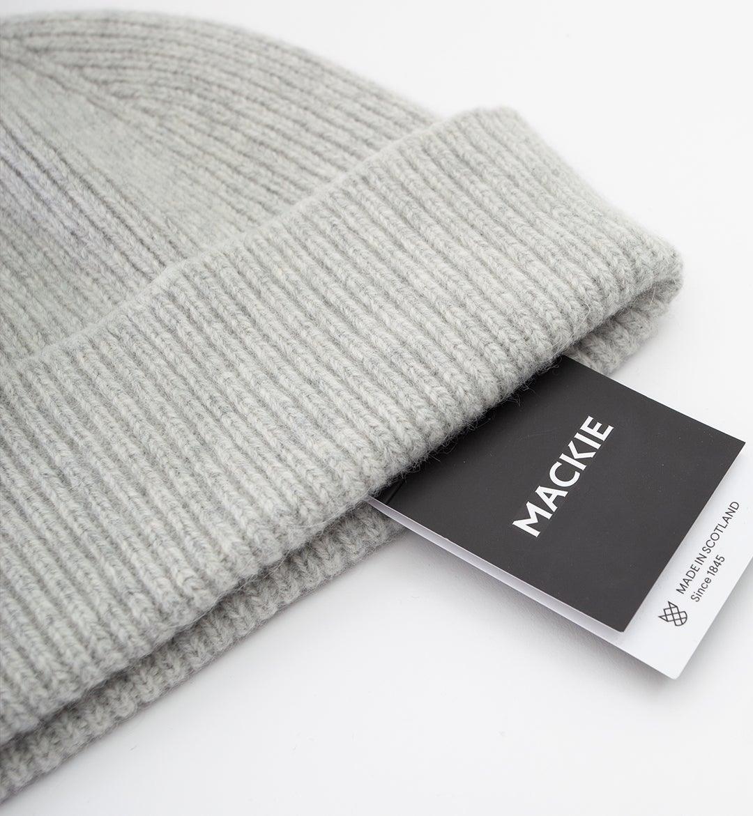MACKIE Bonnet en laine gris chiné clair - suuupply