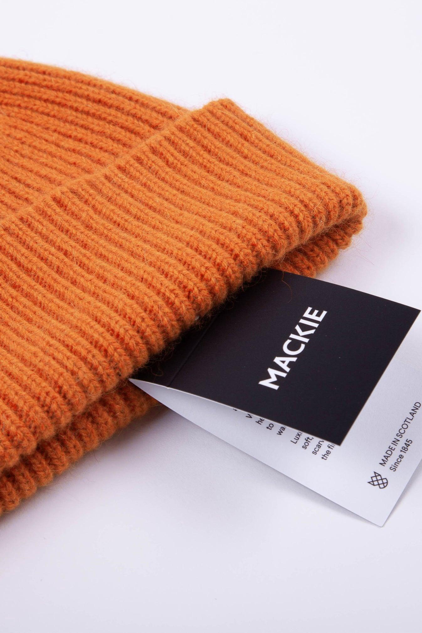 Wool Beanie - Orange