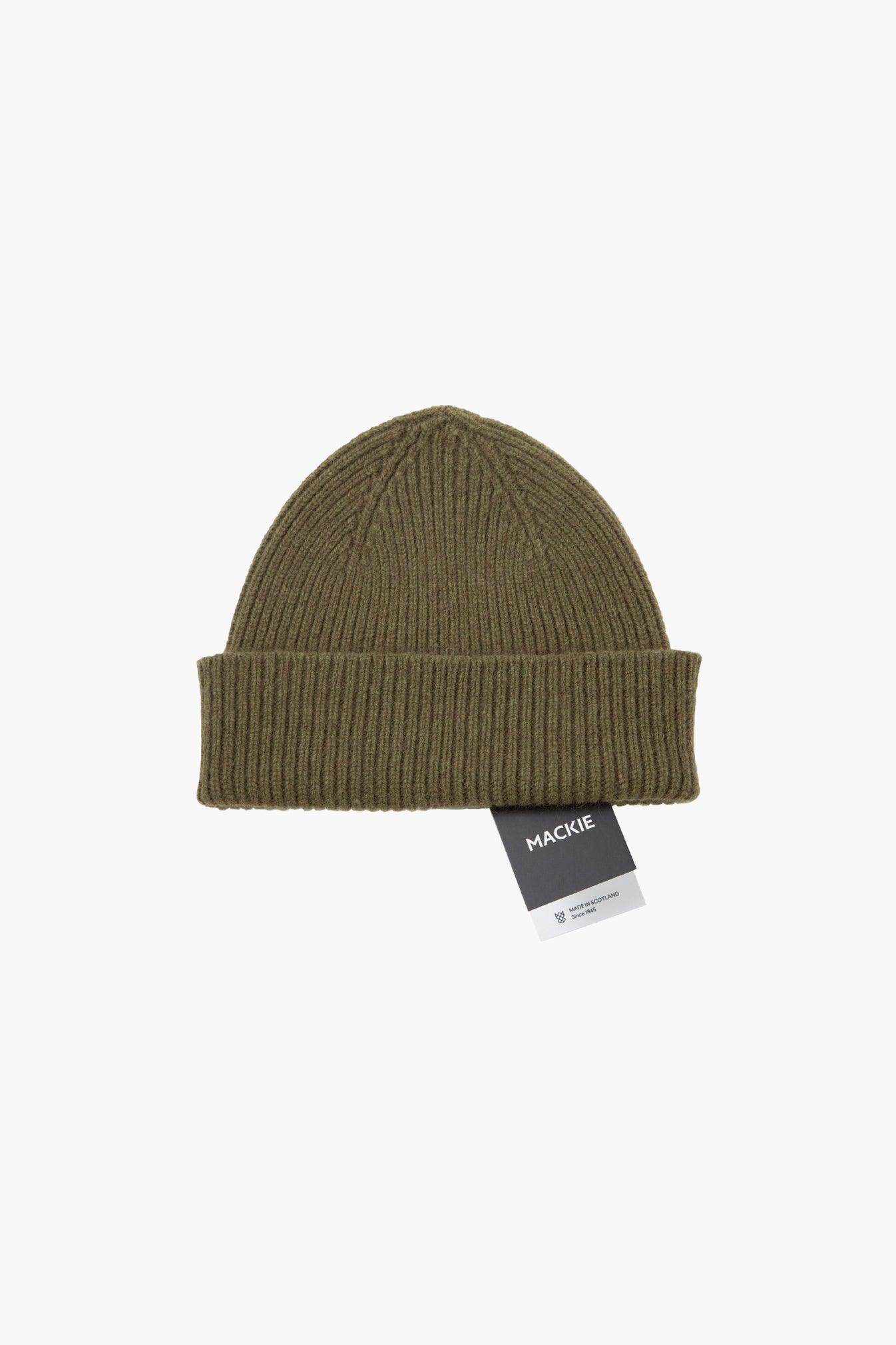 MACKIE Bonnet en laine vert militaire - suuupply
