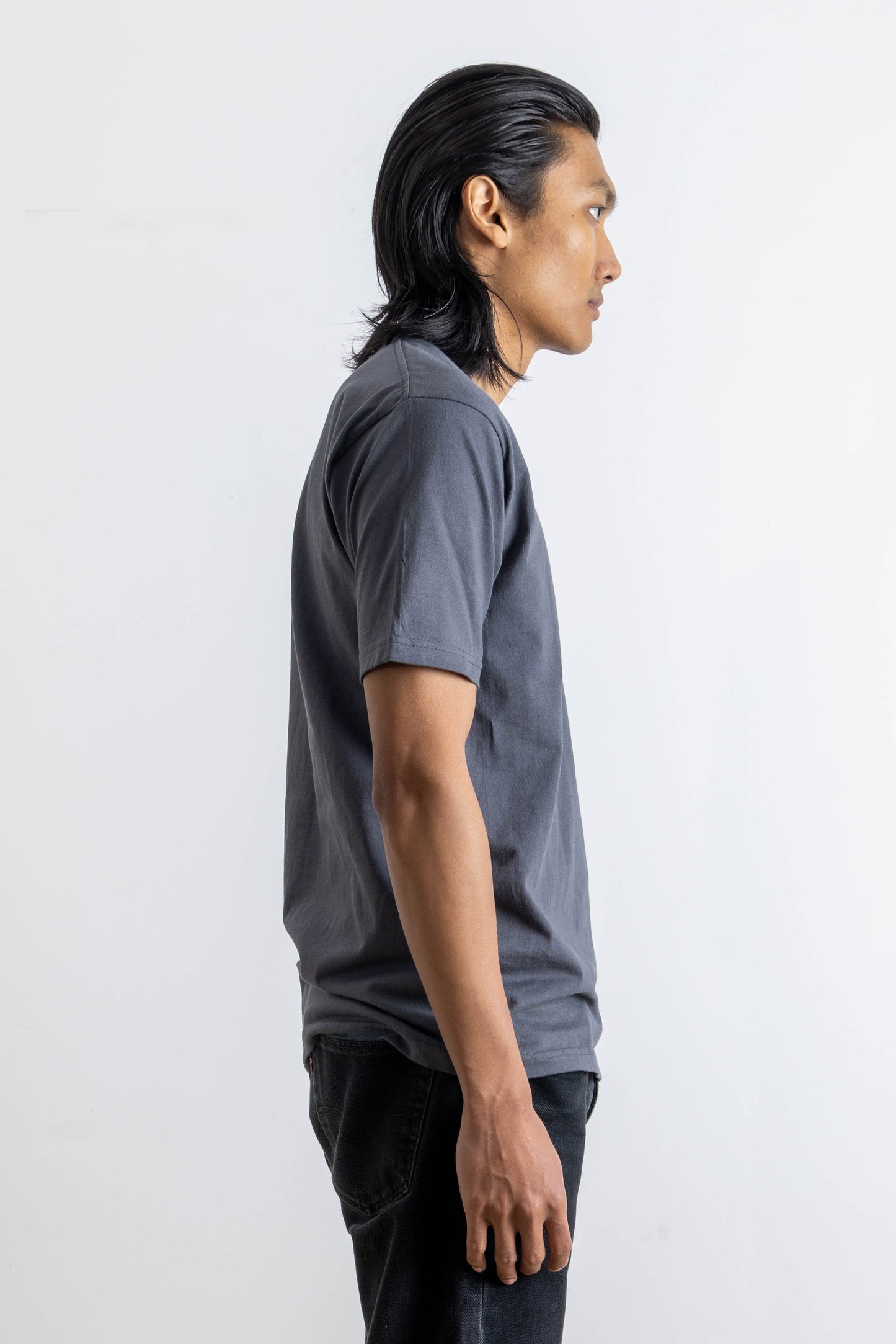 T-shirt Heavyweight Gris anthracite