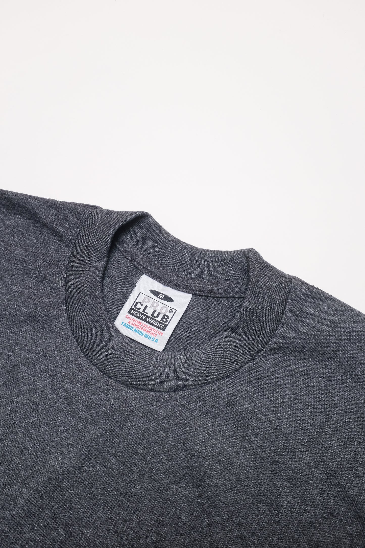 T-shirt Heavyweight Gris chiné anthracite
