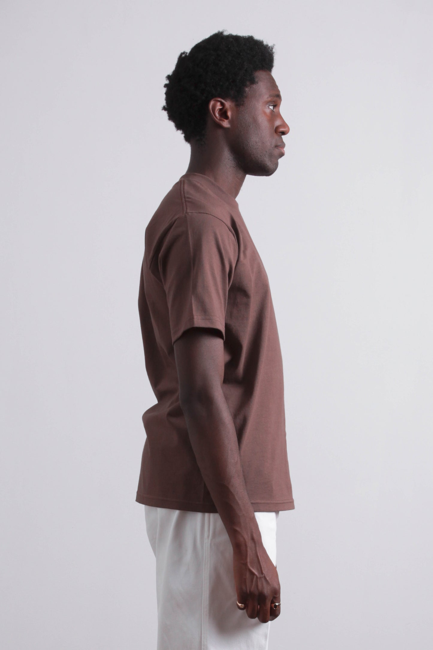 T-shirt Heavyweight - Marron