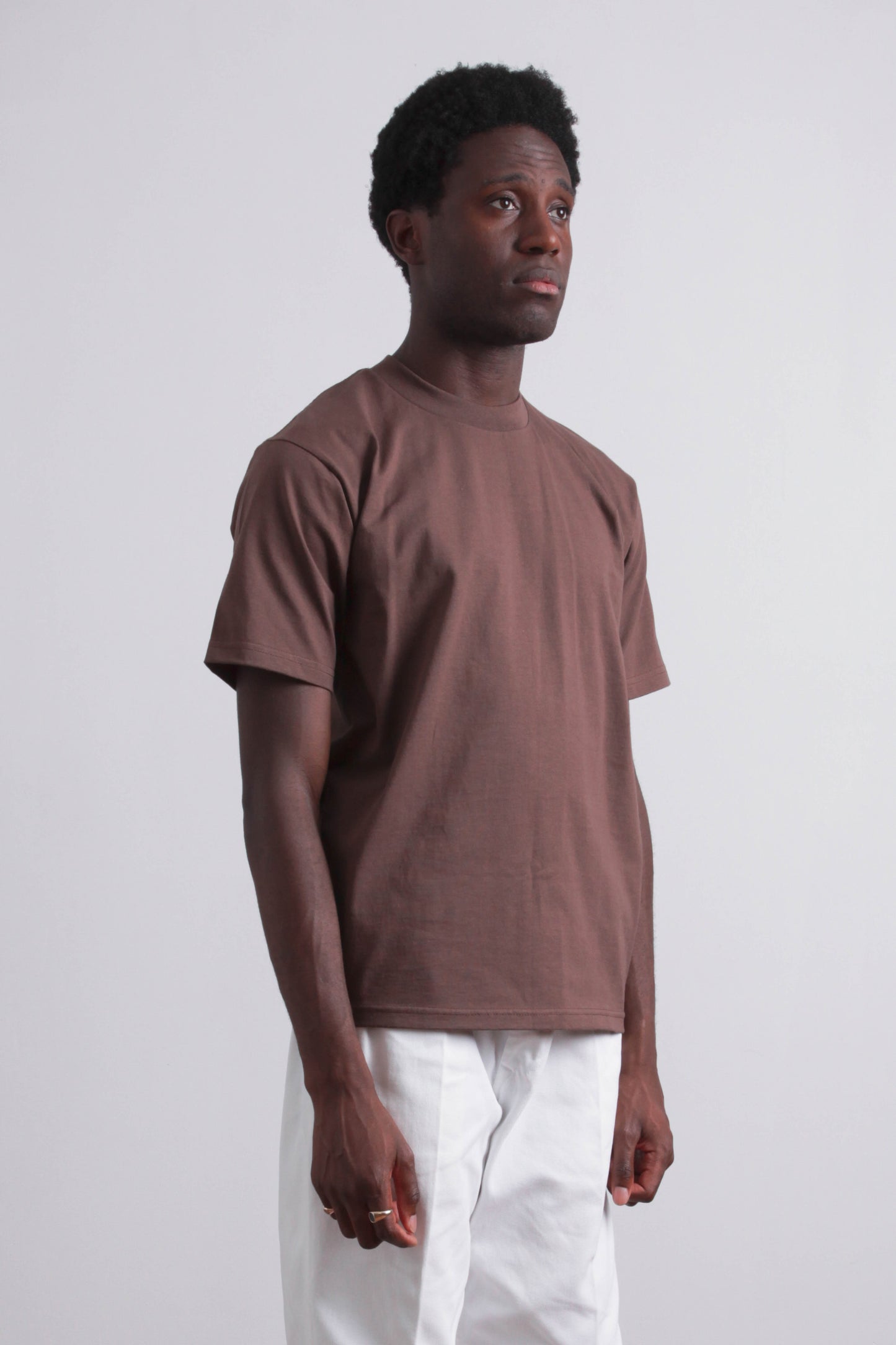 T-shirt Heavyweight - Marron