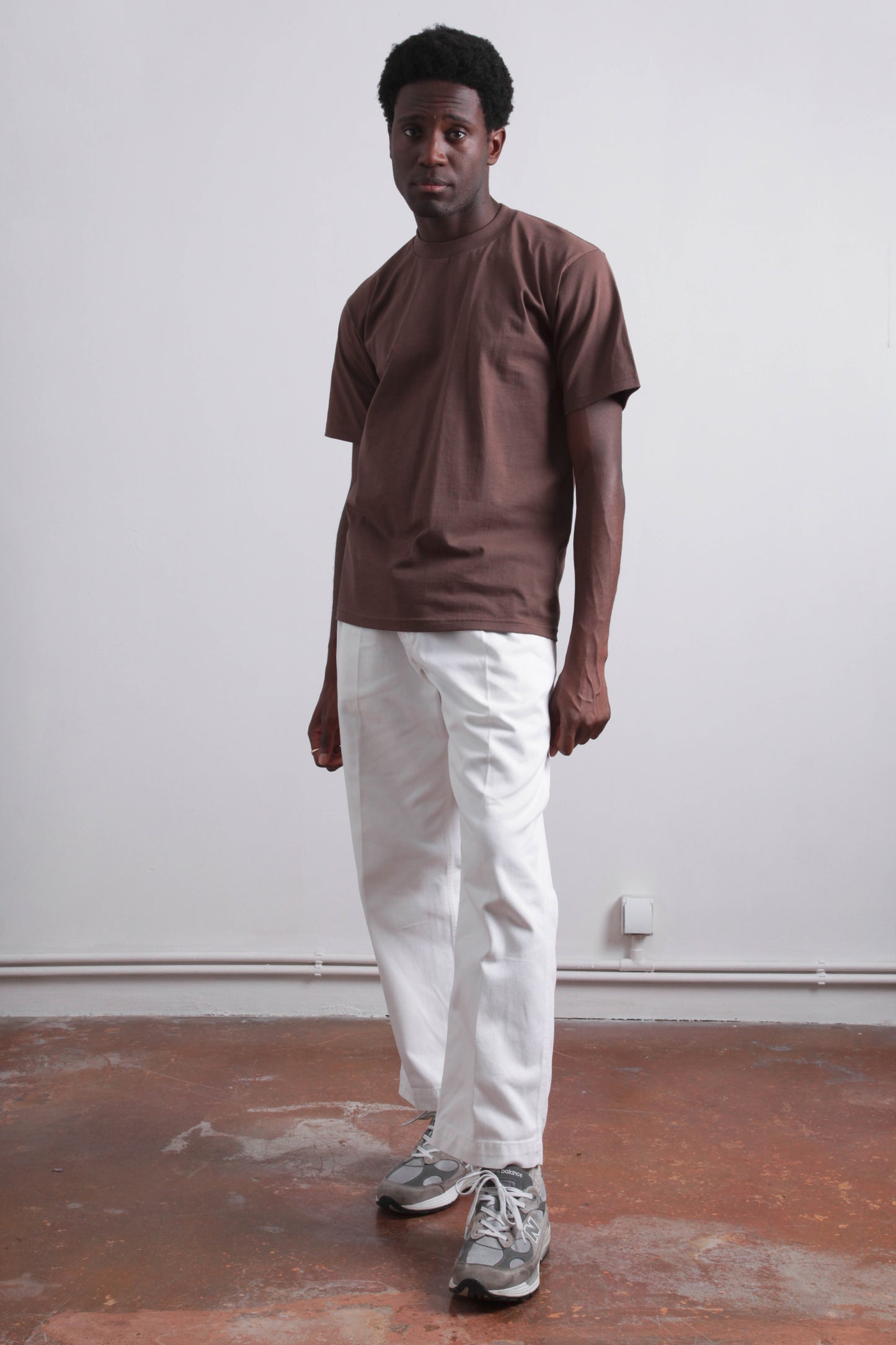 T-shirt Heavyweight - Marron