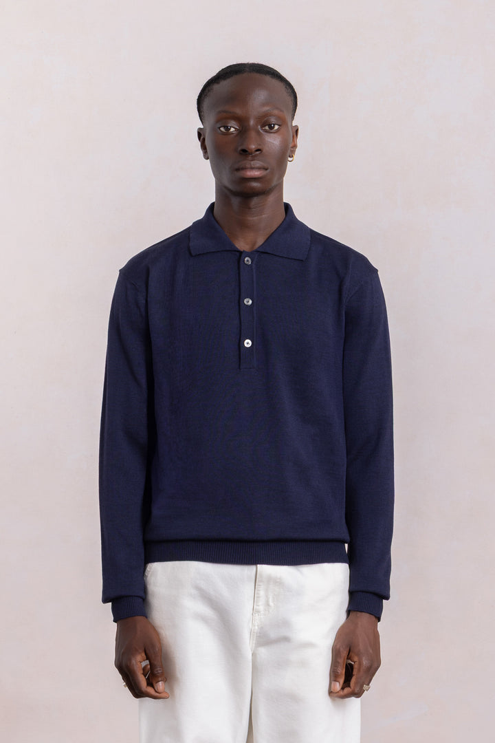 Another Polo Shirt – Marineblauw