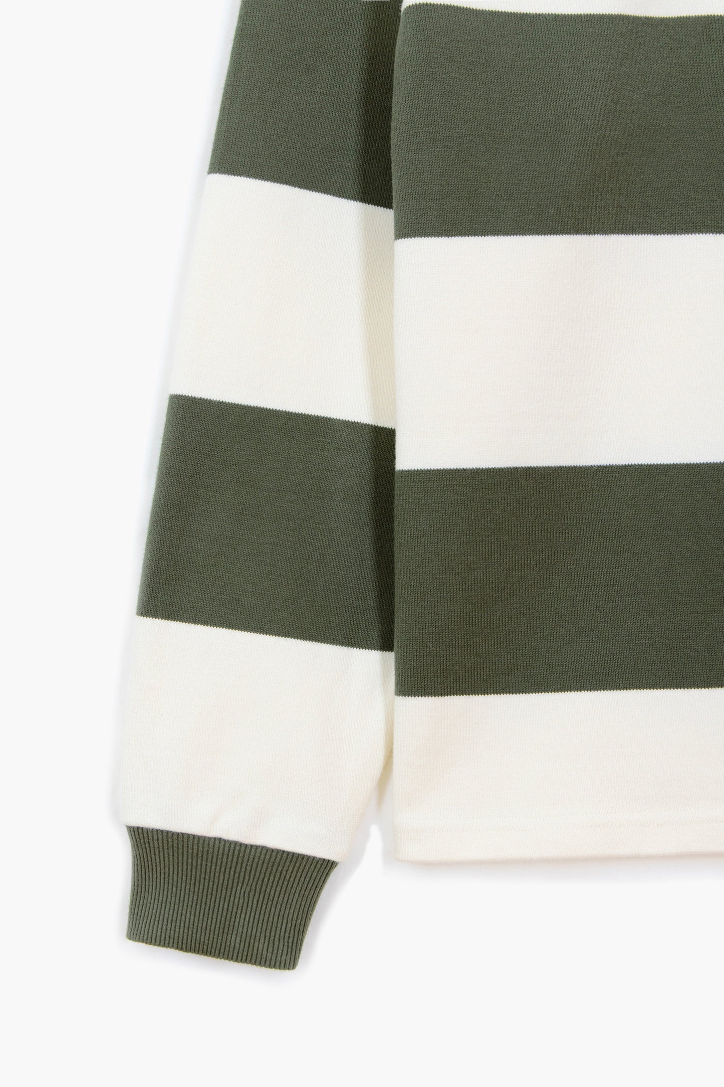 Another Rugby Polo Shirt – Green / Ecru