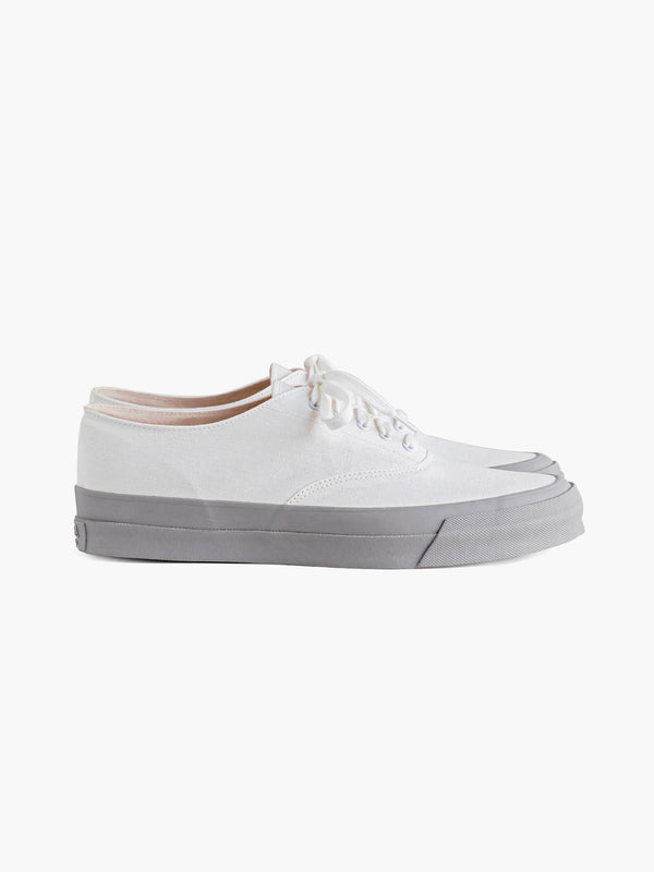 Deck Shoes Canvas - Blanc / Gris