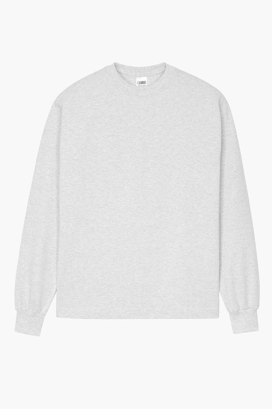 T-shirt Max-weight manches longues - Gris chiné