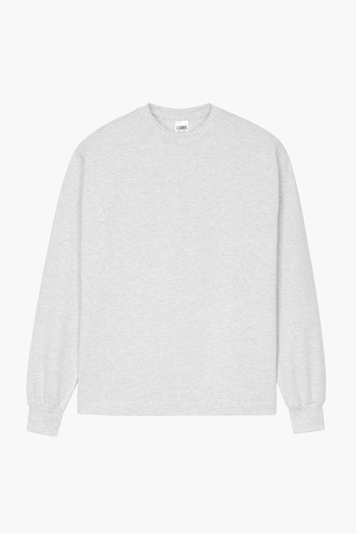 Max-weight t-shirt met lange mouwen - Gemêleerd grijs