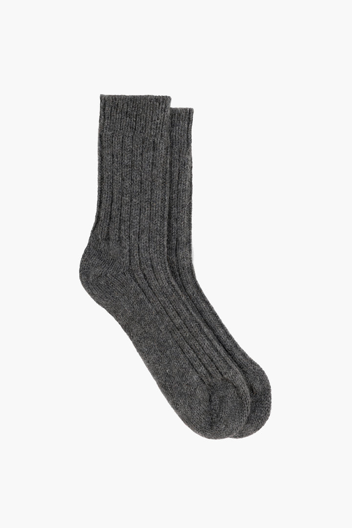 Chaussettes Laine/Alpaga - Gris