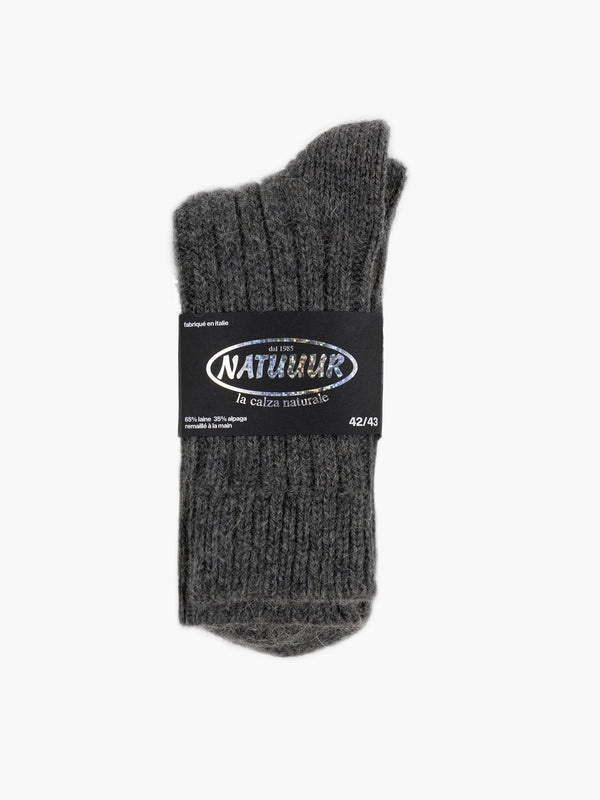 Chaussettes Laine/Alpaga - Gris