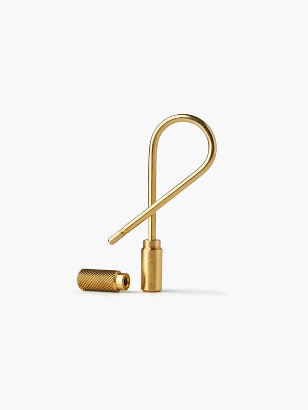 Porte-clés Laiton - Closed Helix Keyring