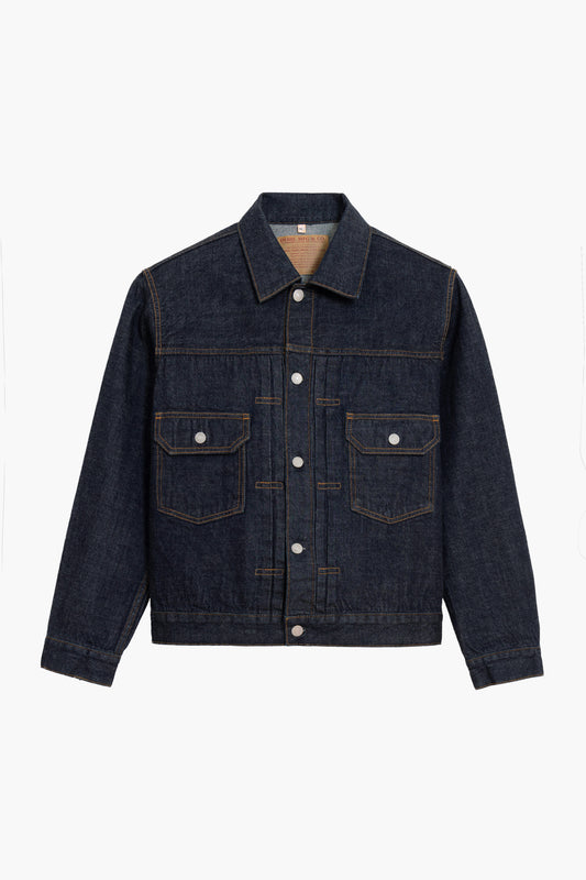Veste Trucker Type II 'Pioneer Jacket' - Denim Selvedge Brut