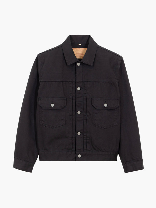 Veste Trucker Type II 'Pioneer Jacket' - Denim Selvedge Noir