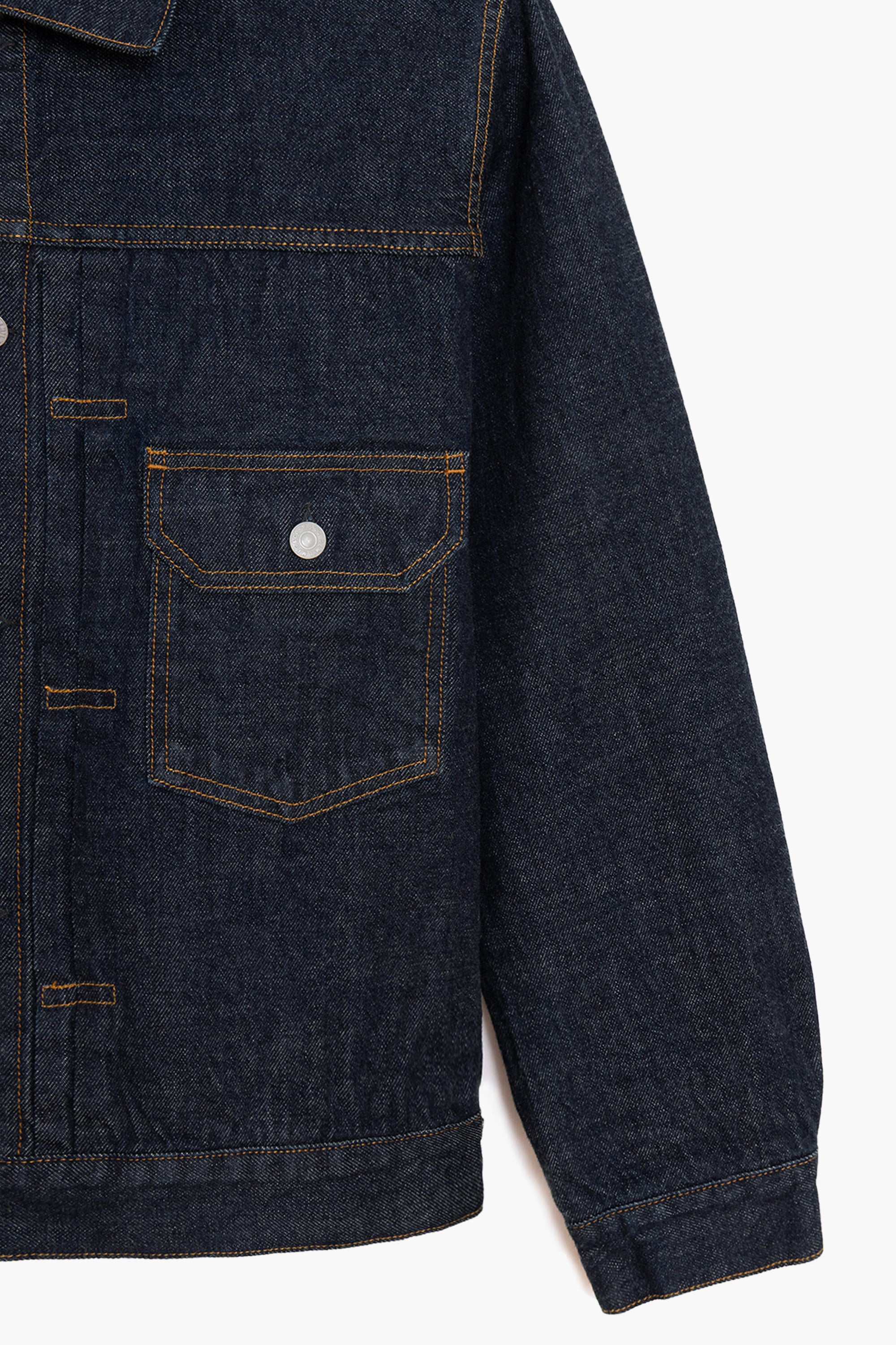 Demil MFG - Veste Trucker Type II 'Pioneer Jacket' Denim Selvedge Brut ...