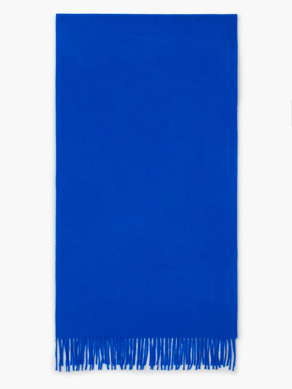 Wool Scarf - Royal Blue