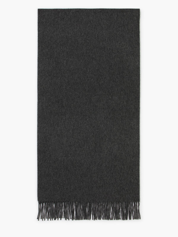 Wool Scarf - Charcoal Gray