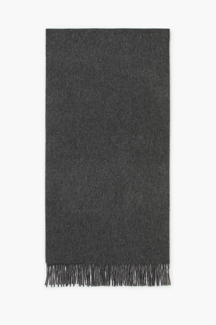 Écharpe en laine - Gris anthracite