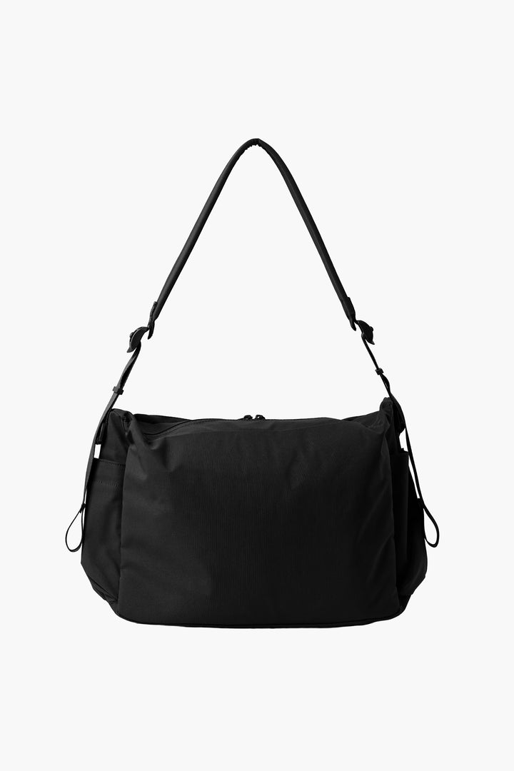 Sac à bandoulière 'Grid Cross Bag' en nylon - Noir