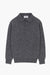 Pull col polo Shaggy Dog en laine - Gris Foncé
