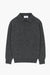 Pull col polo Shaggy Dog en laine - Gris Foncé