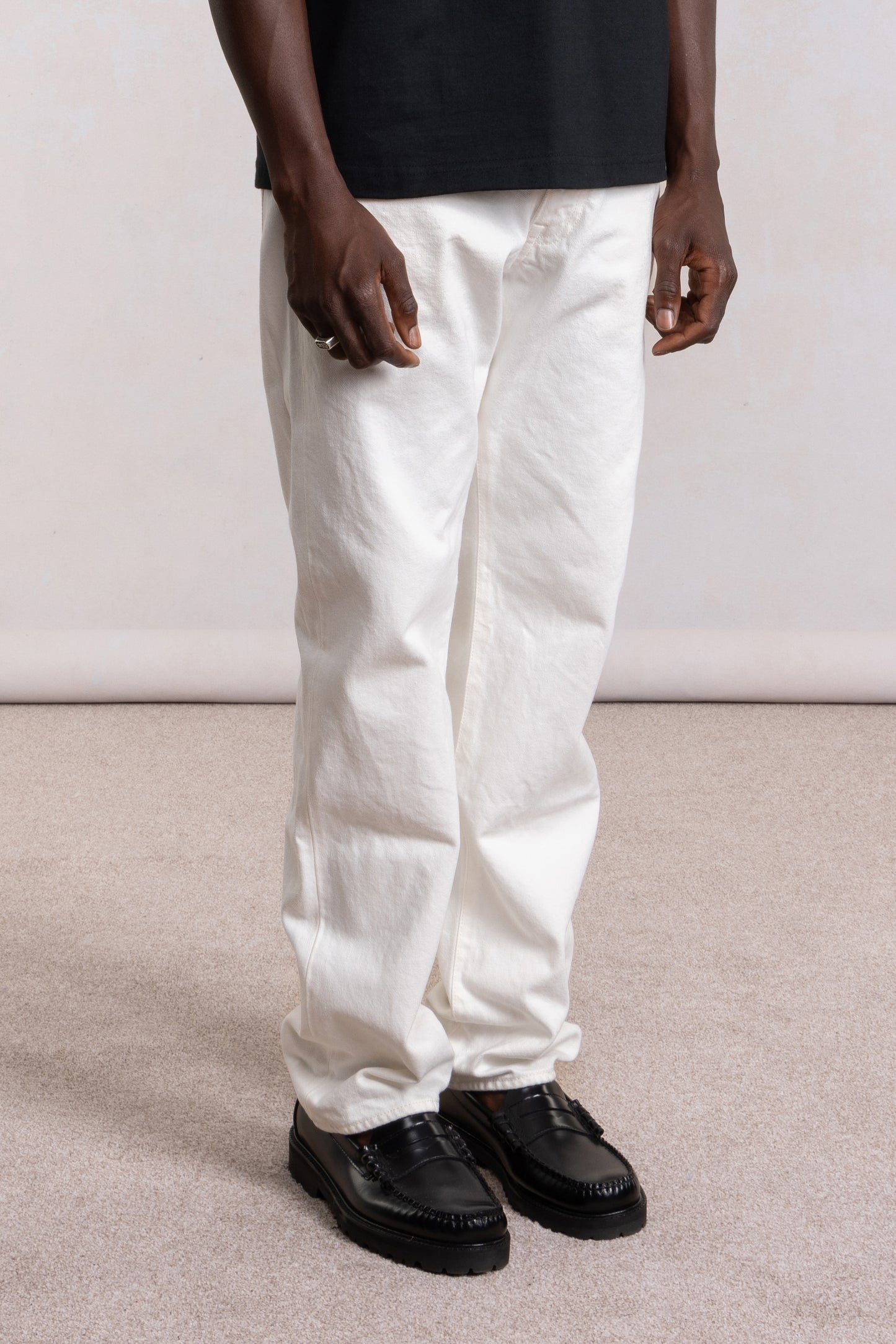 Jean Classic Straight 13.5Oz - Denim selvedge Blanc