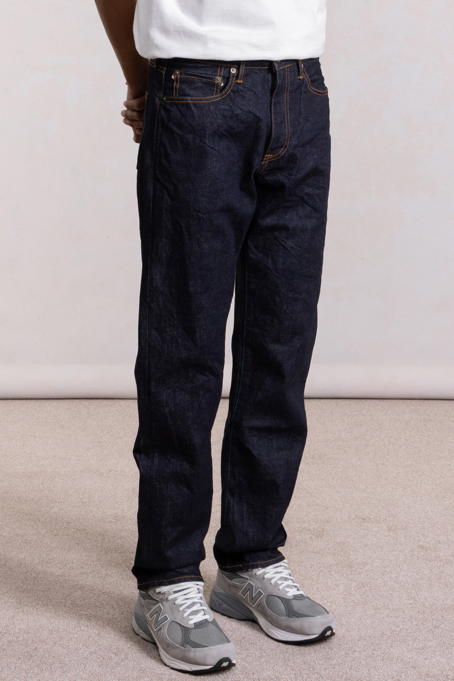 Jean Classic Straight 14.8Oz - Denim selvedge brut