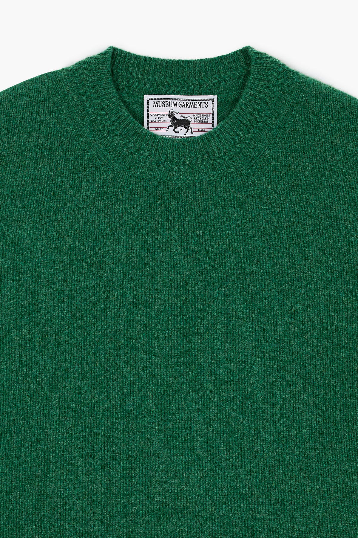 Relaxed Cashmere Crewneck - Green