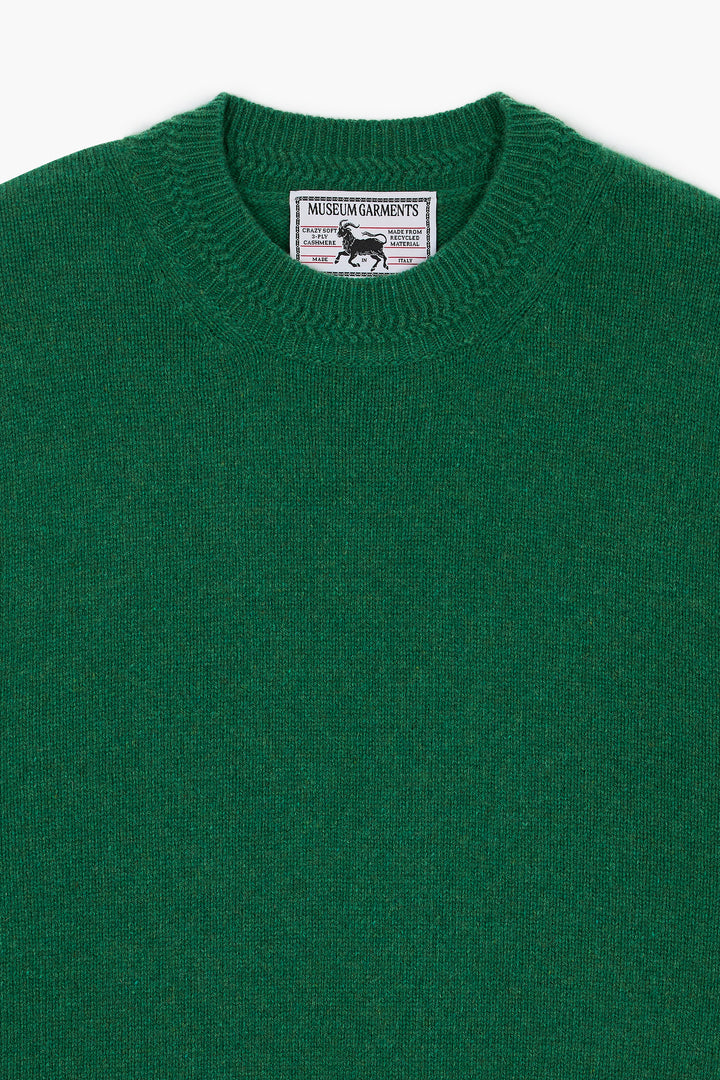 Relaxed Cashmere Crewneck - Groen