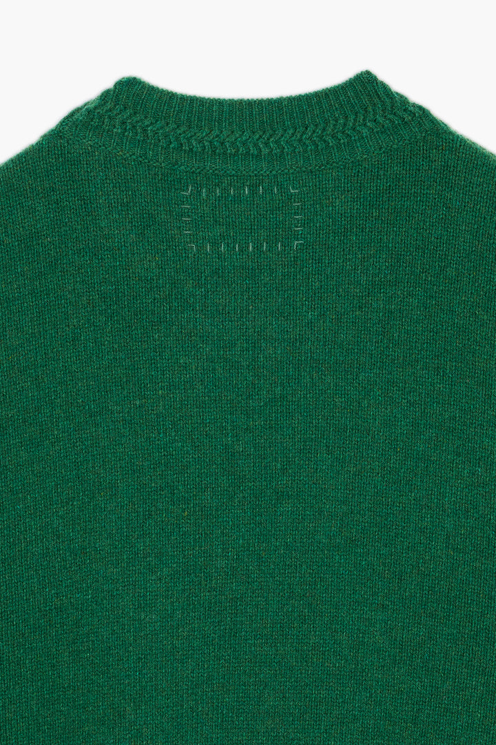 Relaxed Cashmere Crewneck - Groen