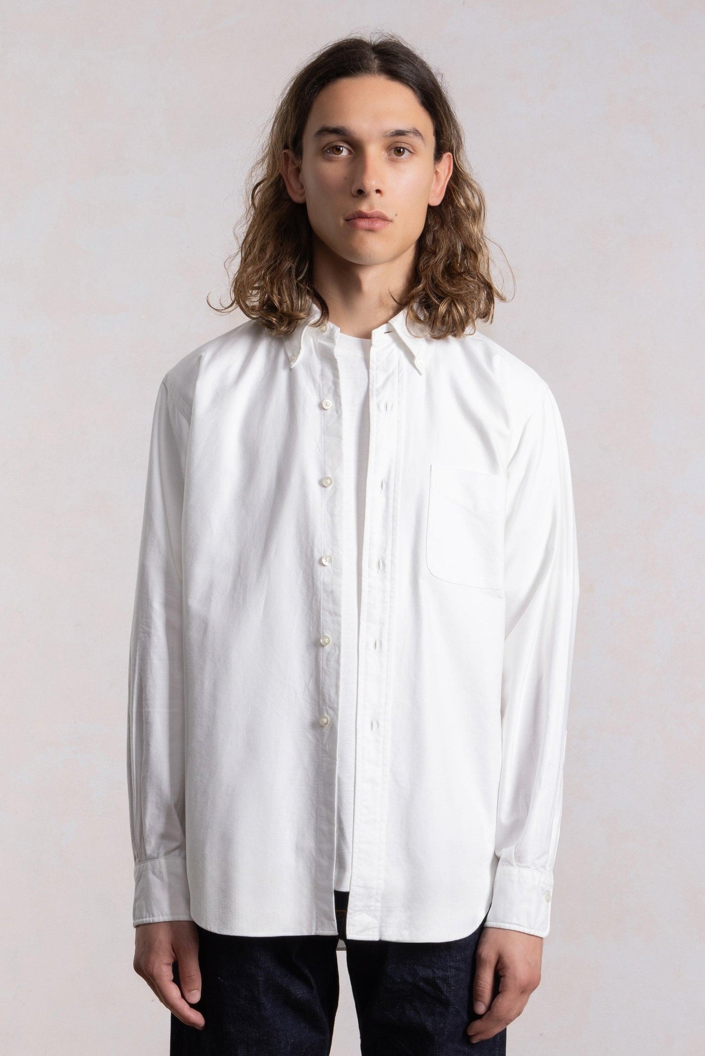 Chemise 'Vintage Ivy' - Oxford Blanc
