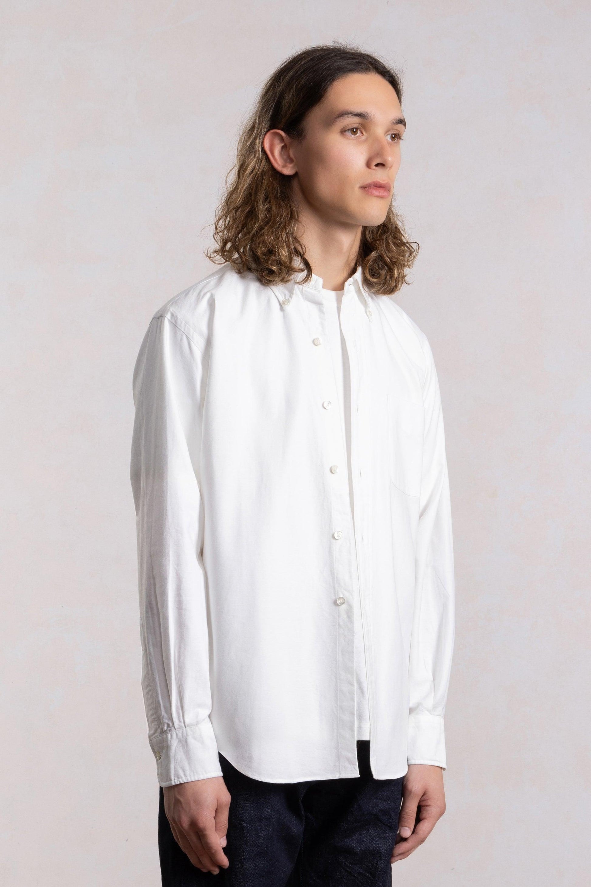 'Vintage Ivy' Oxford Shirt - White 'Vintage Ivy' Oxford Shirt - White