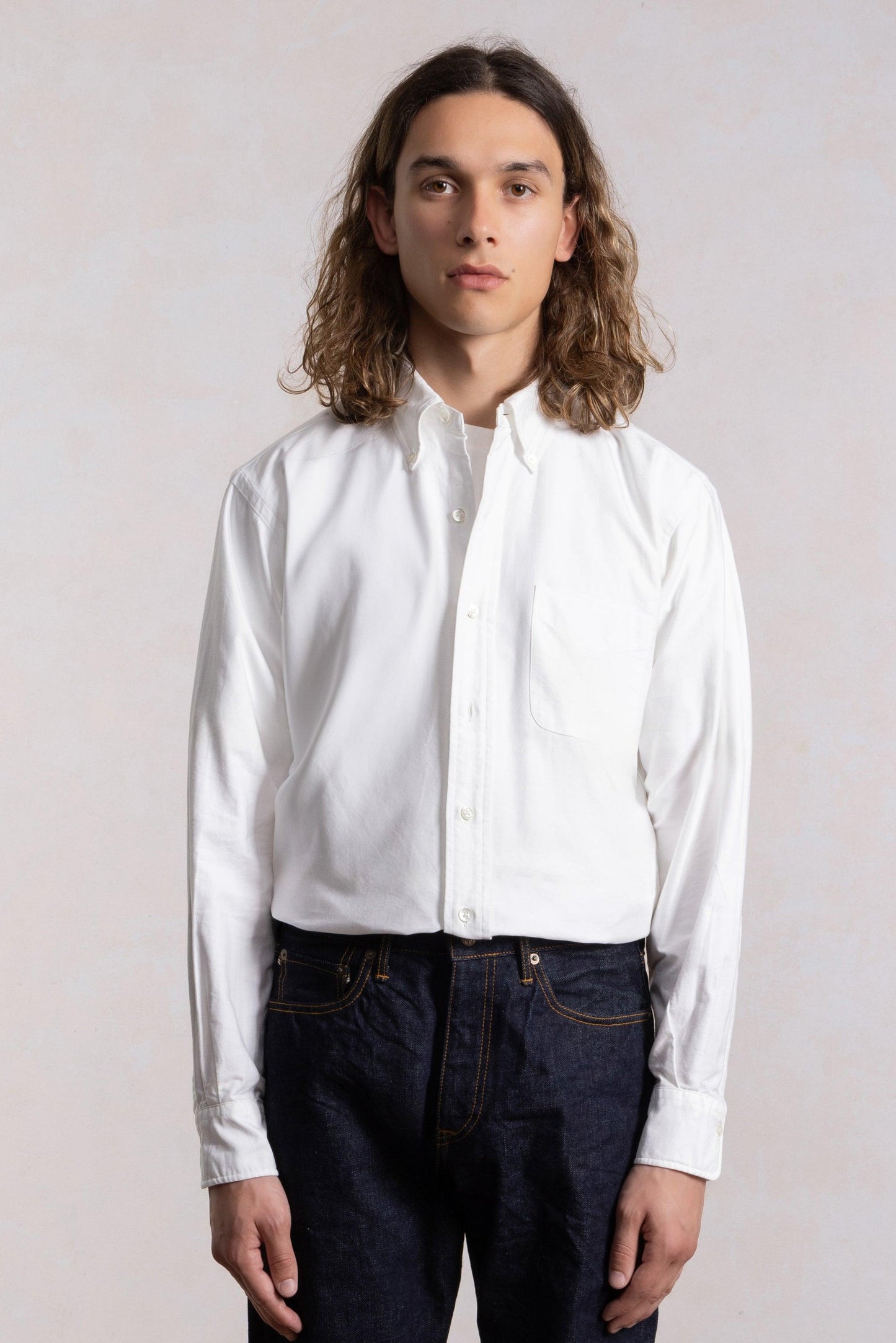 Chemise 'Vintage Ivy' - Oxford Blanc
